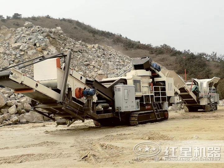 建筑垃圾破碎現場，選好設備收益更高